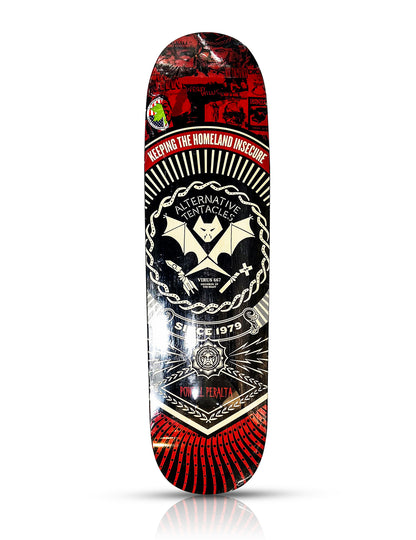 SHEPARD FAIREY 'The Alternative Tentacles' (2013) Skateboard Deck