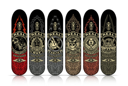 SHEPARD FAIREY x REAL Skateboards 'No Remorse...' (2006) Skateboard Deck