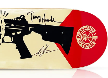 SHEPARD FAIREY x TONY HAWK 'Voices of Parkland' (2022) Skateboard Deck