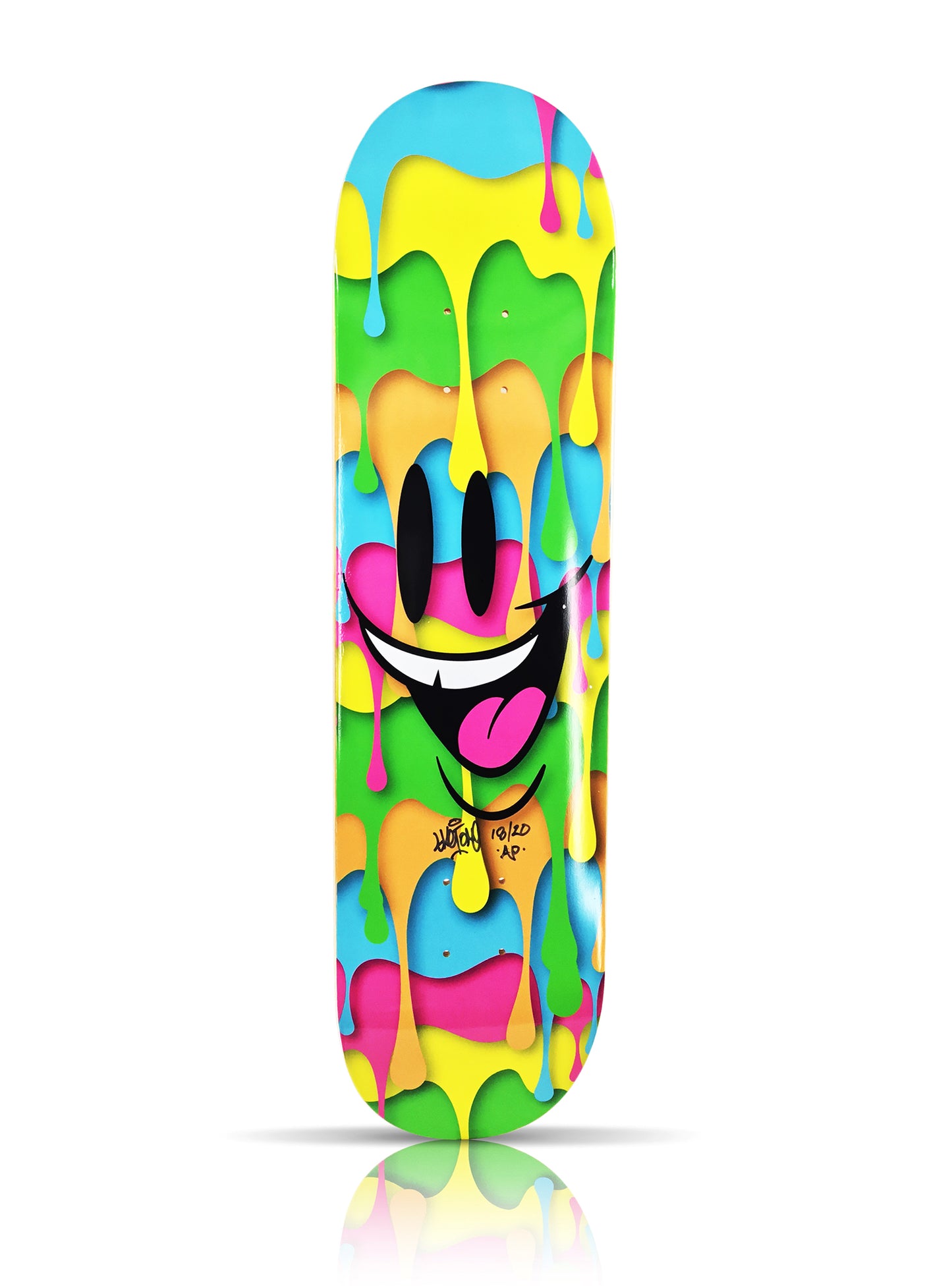 SKET ONE 'Drip Phase' (2022) Hand-Signed Skateboard Deck (18)