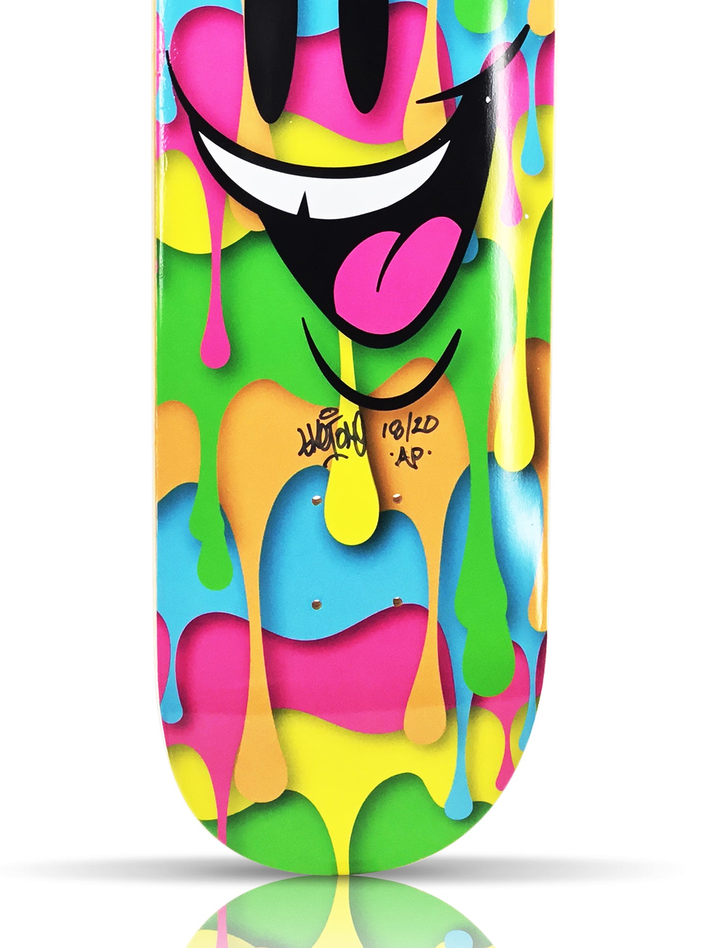 SKET ONE 'Drip Phase' (2022) Hand-Signed Skateboard Deck (18)