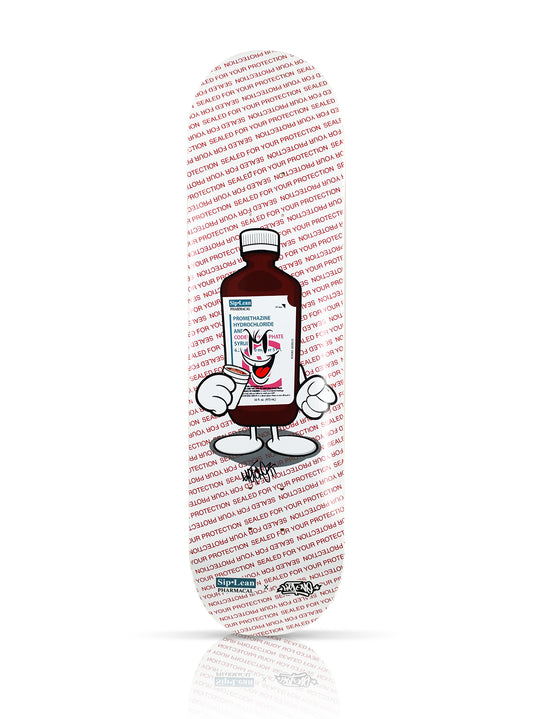 SKET ONE 'Sip•Lean Pharmacal' (2021) Hand-Signed Skateboard Deck