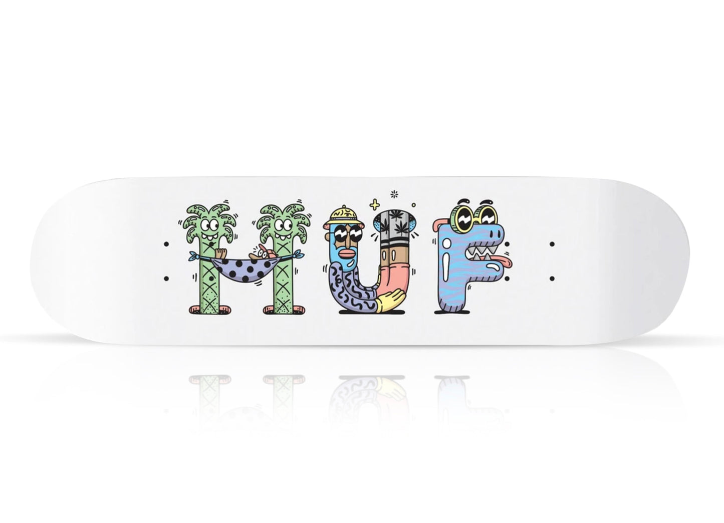 STEVEN HARRINGTON x HUF 'Characters' (2021) Skateboard Deck