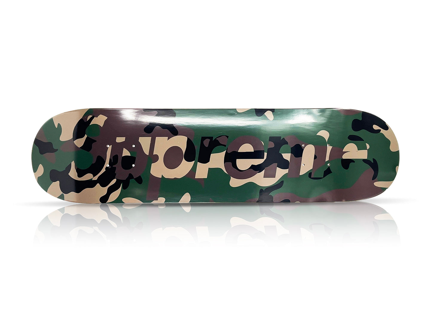 SUPREME 'Camo Logo' (2020) Quadriptych Skateboard Deck Set