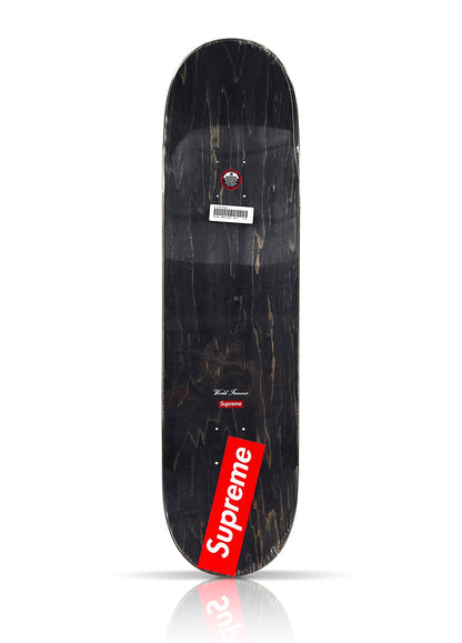 SUPREME 'Camo Logo' (2019) Skateboard Deck (snow grey)