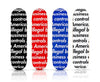 SUPREME 'Illegal Business Controls America' (2017) Quadriptych Skateboard Deck Set