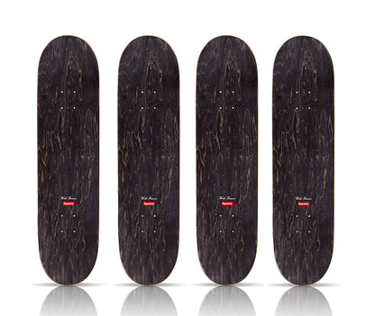 SUPREME 'Illegal Business Controls America' (2017) Quadriptych Skateboard Deck Set