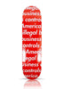 SUPREME 'Illegal Business Controls America' (2017) Skateboard Deck (red)