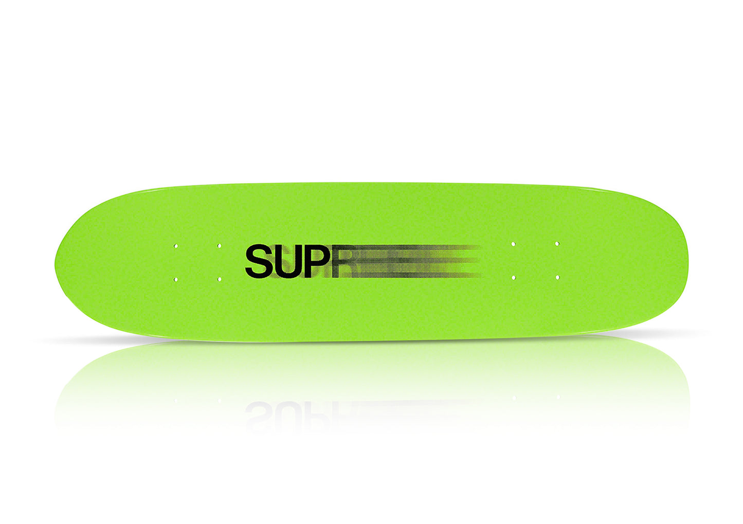 SUPREME 'Motion Logo' (2020) Cruiser Skateboard Deck (lime)