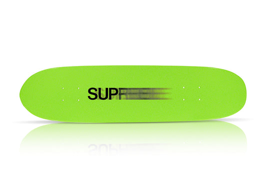 SUPREME 'Motion Logo' (2020) Cruiser Skateboard Deck (lime)