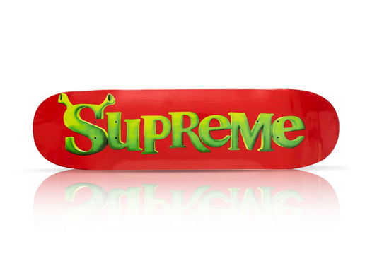 SUPREME 'Shrek' (2021) Skateboard Deck (red)