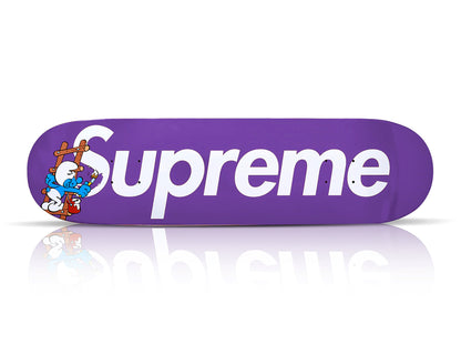 SUPREME 'The Smurfs' (2020) Triptych Skateboard Deck Set