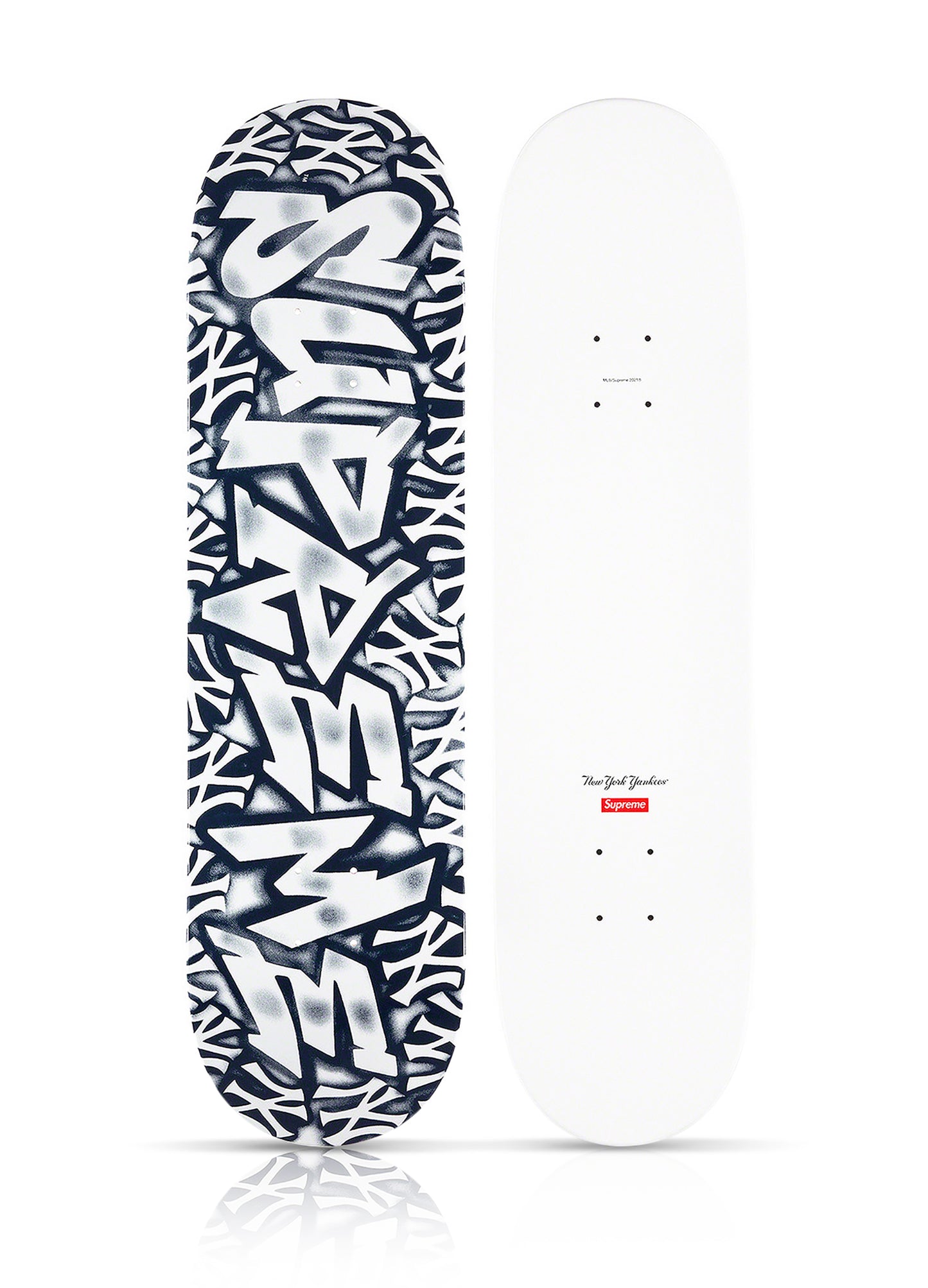 SUPREME 'Yankees Airbrush' (2020) Triptych Skateboard Deck Set