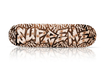 SUPREME 'Yankees Airbrush' (2021) Skateboard Deck (clay)