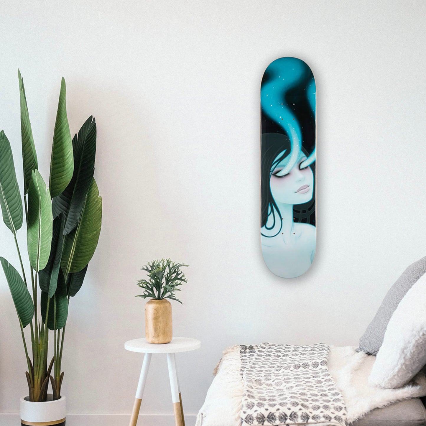 TARA McPHERSON x 1xRUN 'Secrets of the Polar Aurora' (2020) Skateboard Deck (#GP)