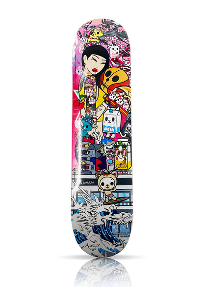 TOKIDOKI x NTWRK 'Samurai Girl' (2021) Triptych Skateboard Deck Set