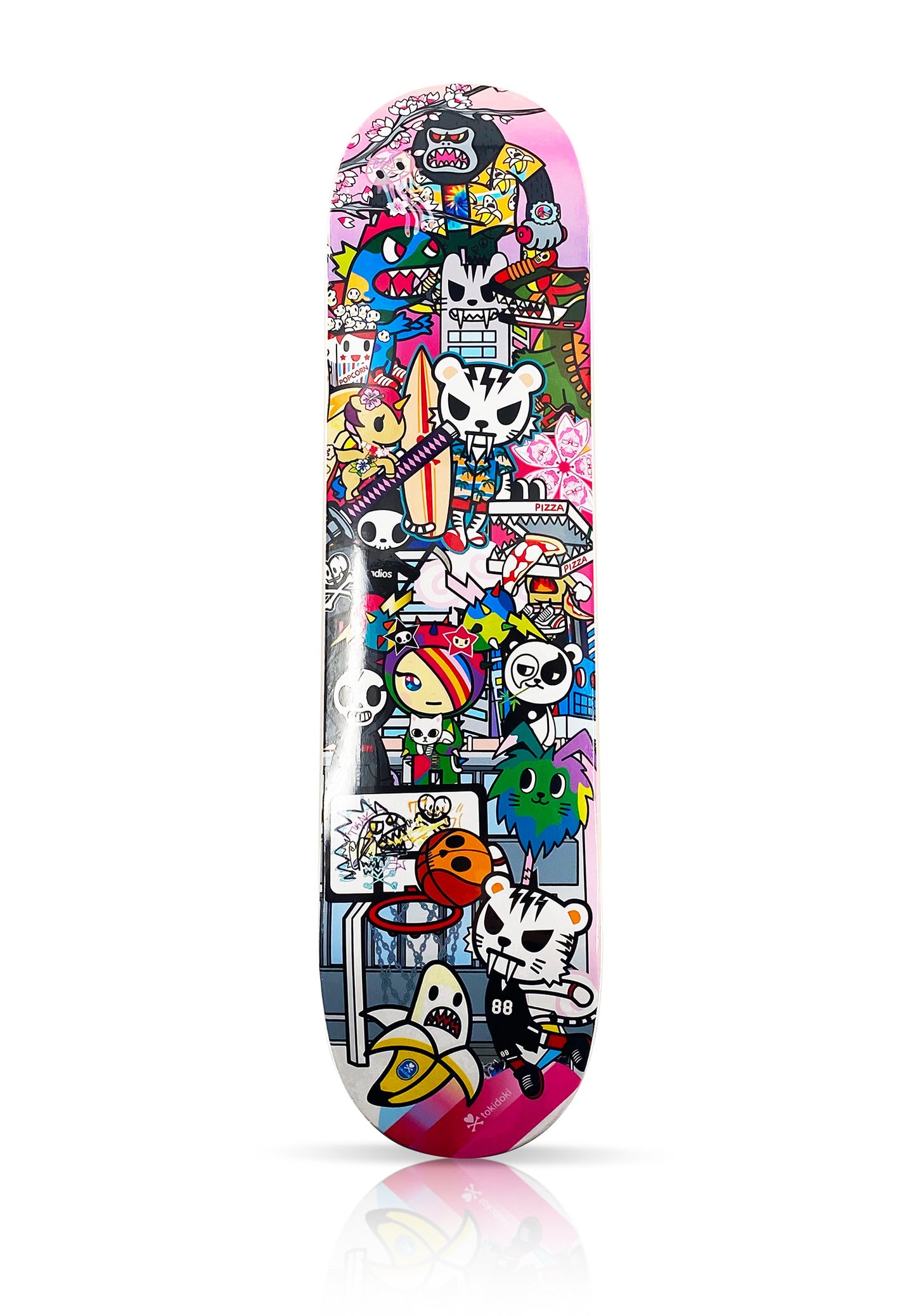 TOKIDOKI x NTWRK 'Samurai Girl' (2021) Triptych Skateboard Deck Set