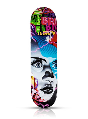 TRISTAN EATON 'Bride of Frankenstein' (2019) Universal Monsters Skateboard Deck