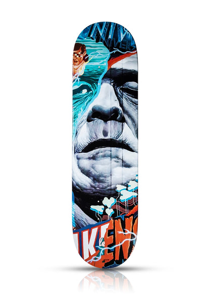 TRISTAN EATON '3D Frankenstein' Framed Screen Print + Skateboard