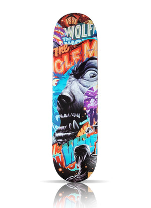 TRISTAN EATON 'The Wolfman' (2019) Universal Monsters Skateboard Deck