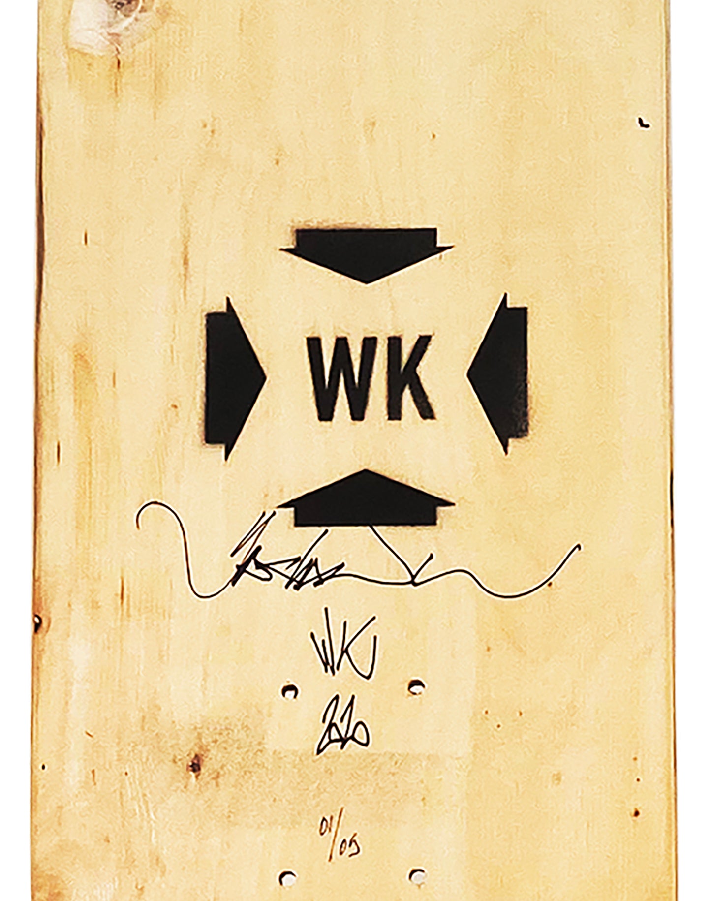 WK INTERACT 'No. 5' (2021) Original Quadriptych Skateboard Deck Set