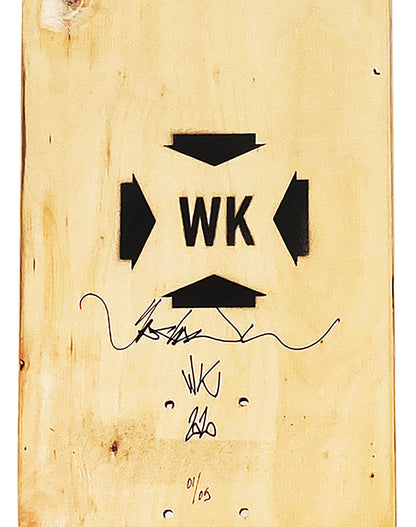 WK INTERACT 'No. 5' (2021) Original Quadriptych Skateboard Deck Set