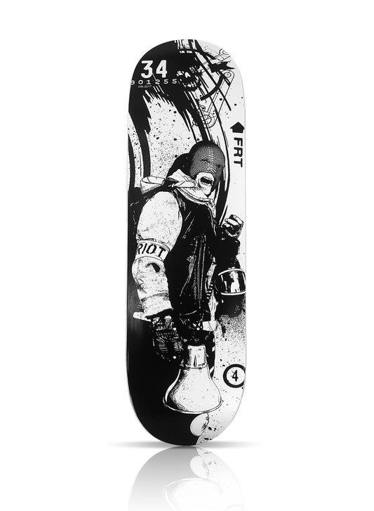 WK INTERACT x Black Book Gallery 'Riot' (2017) Skateboard Deck